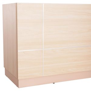 Рецепция Dalton Hm2068.02 меламин в цвят Sonama-бяло 240x80x106hcm.