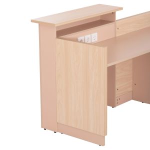 Рецепция Dalton Hm2068.02 меламин в цвят Sonama-бяло 240x80x106hcm.