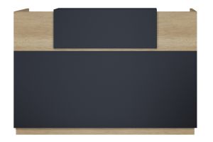 Рецепция Lotus в цвят дъб и тъмно Сивo 180х70х110cm