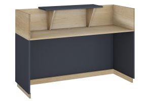 Рецепция Lotus в цвят дъб и тъмно Сивo 180х70х110cm