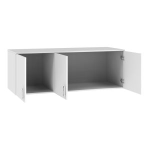 Royal three-door wardrobe loft white 150x58x53cm