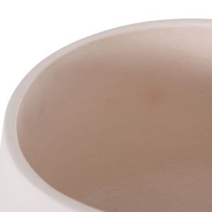 Саксия Frello Hm4674.02l от фиброцимент в стойка от бял тик 29x29x23.5всм.