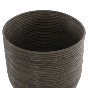 Самостояща кашпа естетвен ратан крака бамбук 36χ35χ95hcm Hm7724