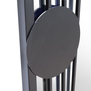 Самостоящо огледало Derway за стена черно Mdf стъкло метал 65x2x180cm