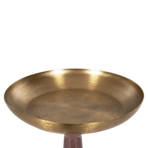 Свещник (pillar) Guntur метален в светъл коралово-златен цвят, D20,5x68hcm Hm4244,06