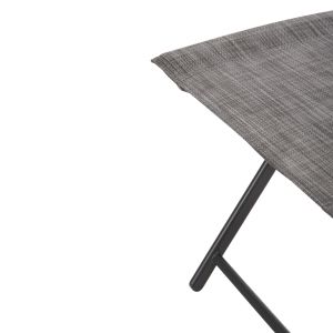 Сгъваем външен стол Mag Hm5971.01 сив метал-сив текстилен 45x51x81hcm.