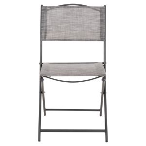 Сгъваем външен стол Mag Hm5971.01 сив метал-сив текстилен 45x51x81hcm.