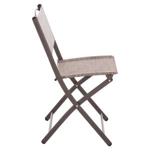 Сгъваем външен стол Mag Hm5971.02 кафяв метал-кафяв текстилен 45x51x81hcm.