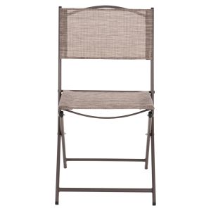 Сгъваем външен стол Mag Hm5971.02 кафяв метал-кафяв текстилен 45x51x81hcm.