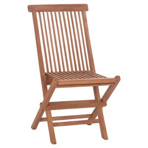 Folding chair Kendall Hm18127 teak in natural color 46.5x63.5x88cm.