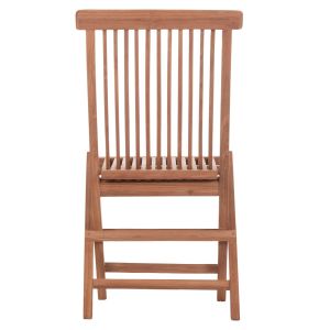 Folding chair Kendall Hm18127 teak in natural color 46.5x63.5x88cm.