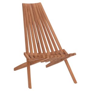 Folding chair Shigao Hm18112 teak wood - natural color 61x88.5x89cm.