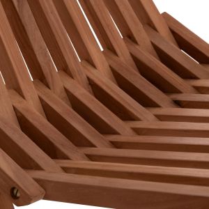 Folding chair Shigao Hm18112 teak wood - natural color 61x88.5x89cm.