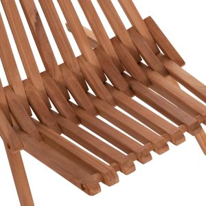 Folding chair Shigao Hm18112 teak wood - natural color 61x88.5x89cm.