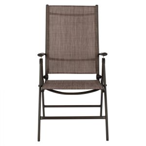 Сгъваем стол със 7 степени кафяв HM5700.02 55x70x103 cm.