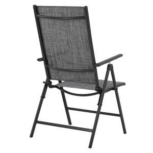Сгъваем стол със 7 степени сив Hm5700,01 55x70x103cm