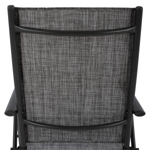 Сгъваем стол със 7 степени сив Hm5700,01 55x70x103cm