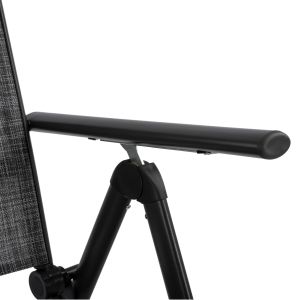Сгъваем стол със 7 степени сив Hm5700,01 55x70x103cm