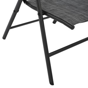 Сгъваем стол със 7 степени сив Hm5700,01 55x70x103cm