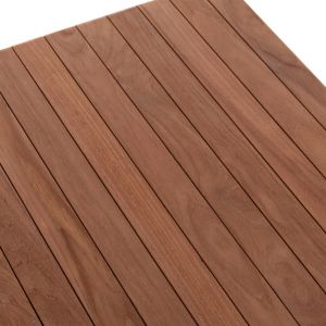 Folding square table Heidel Hm18121 teak wood - natural color 60x60x75cm.