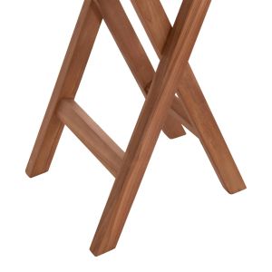 Folding round table Eris Hm18119 teak wood - natural color Φ60x75cm.