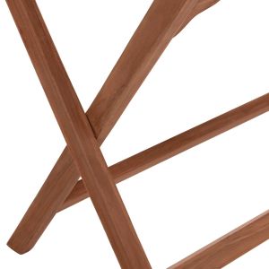 Folding rectangular table Eris Hm18117 teak wood - natural color 120x70x76cm.