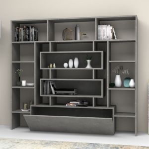 Section Bonnie antique dark gray 180x30x160cm