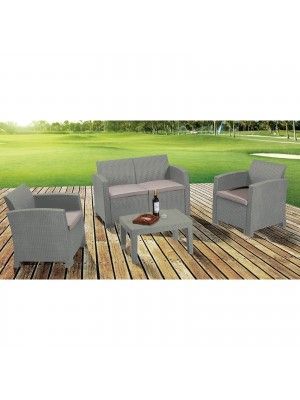 Сет Savanna двуместно канапе, маса и 2 кресла ε352,1