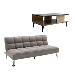 Smooth living room furniture set - 2 pieces
