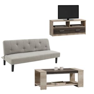 Ease 3-piece student living room furniture set