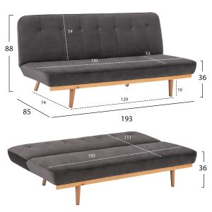 4-piece living room furniture set for students HM11984