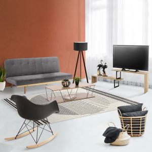 4-piece living room furniture set for students HM11984
