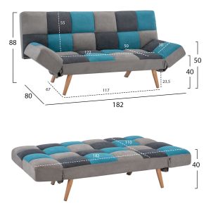 6-piece living room furniture set for students HM11898