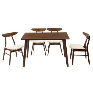 Benson - Orlean dining table set with 4 chairs