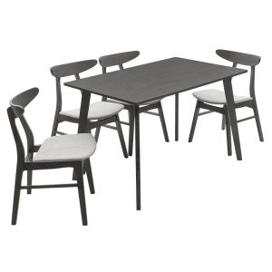 Benson - Orlean dining table set with 4 chairs