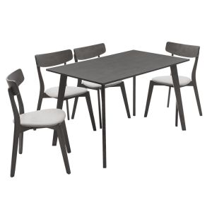 Benson - Toto dining table set with 4 chairs