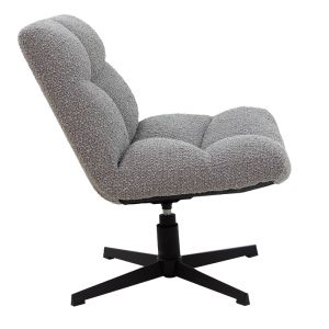 Сиво текстилно кресло Emerson 72x77x82cm