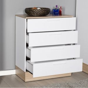 Скрин Pelita бял дъб 72x40x88см