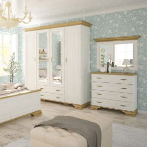 Скрин с 4 чекмеджета Jaden 93,5x39x88,5cм