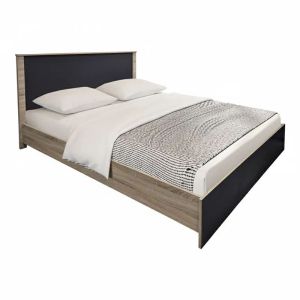 Спален комплект Athos Sonoma Anthracite с легло 160x200 см, комплект от 4 части