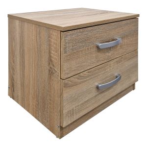 Спален комплект Athos Sonoma с легло 140x200 см, комплект от 3 части