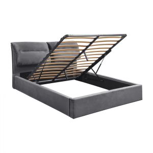 Спалня Kendra 160x200 с повдигащ механизъм и място за съхранение Hm565,01