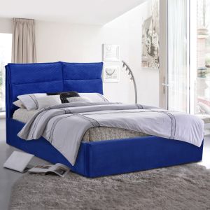 СПАЛНЯ Royalty King Size 160x200 ПЛЮШ КРАЛСКО СИНЬО HM563.08