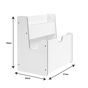 Crane shelf white Mdf 57x34x55cm