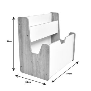 Crane shelf natural-white Mdf 57x34x55cm