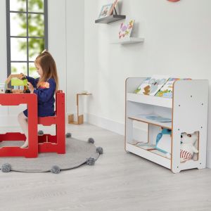 Shelf Seagull white Mdf 57x34x70cm