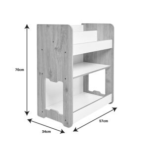 Shelf Seagull natural-white Mdf 57x34x70cm