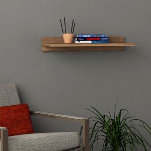Oak color shelving