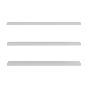 Cassius wall shelves, white melamine 60x14.5cm (hm8966.11)