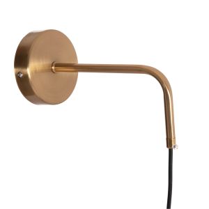 Wall lamp Gyda Hm4473 metal in gold-glass 18x28x55cm.